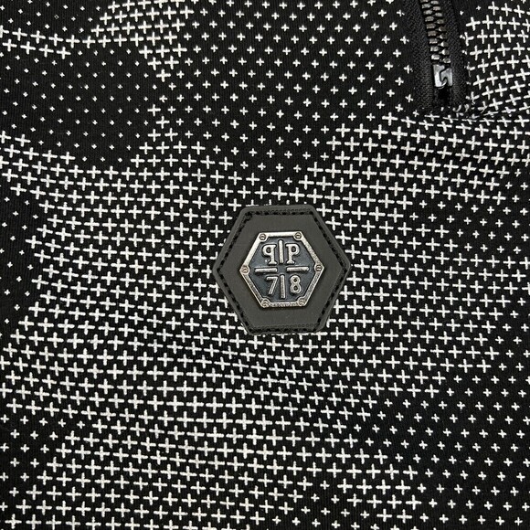 NWT Philipp Plein RARE Men's Sweat Jersey Shorts Camo Graphic Black Small - Picture 4 of 11